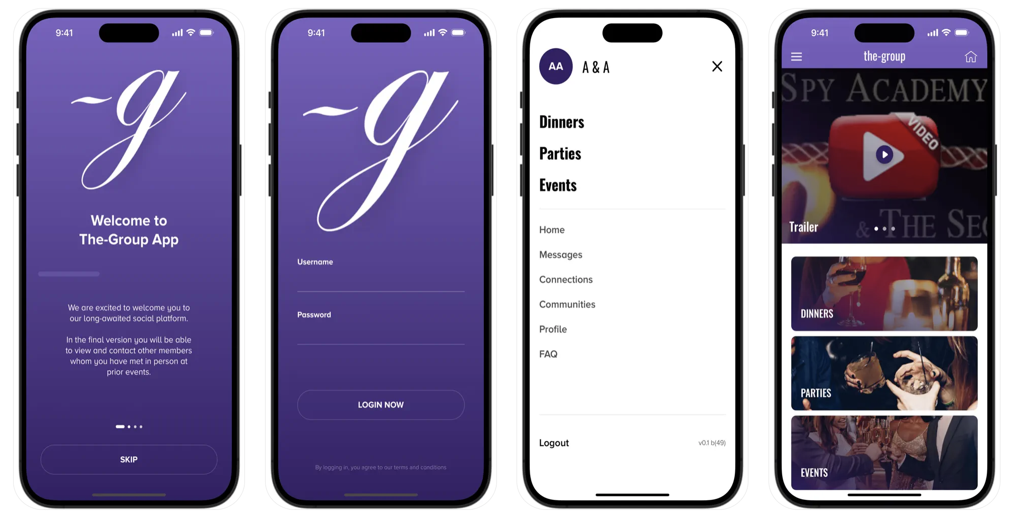 The Group App – Version 1.30